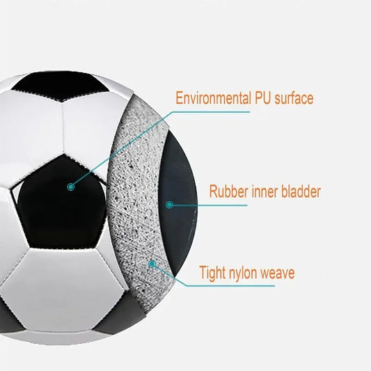 Professional Training Soccer Ball – Size 3, 4 & 5 | Thick PU | Kids & Adults | World Cup 2026 Gift