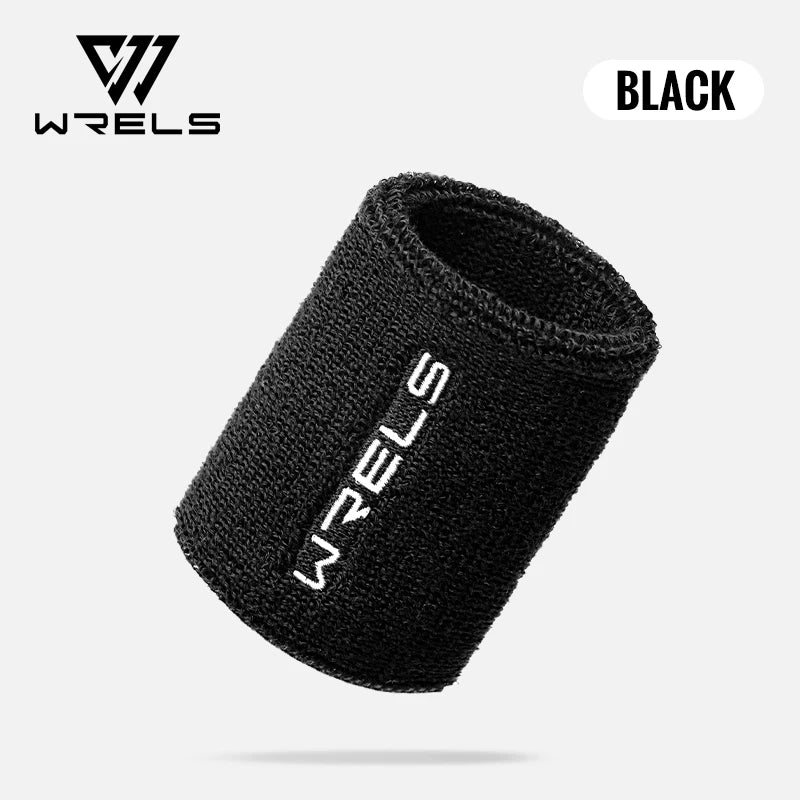 WRELS Wristband Sweatband Absorbent Thick Terry Cloth Gym Fitness Basketball Tennis Yoga Weightlifting Running Sport Wrist Band