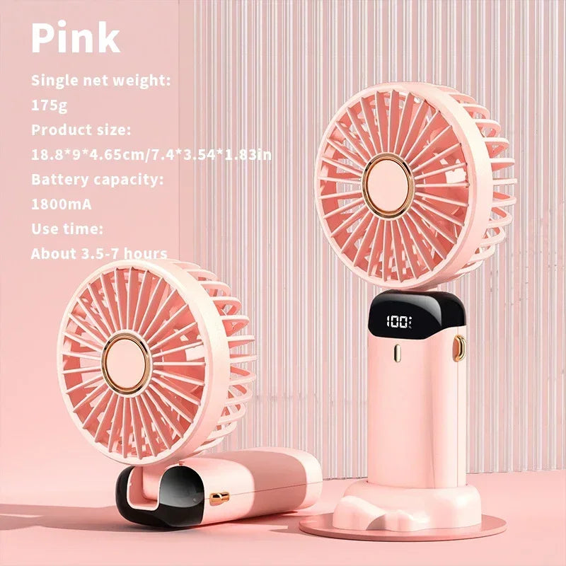 Mini Ventilateur Portable Rechargeable – Electronic USB Fan
