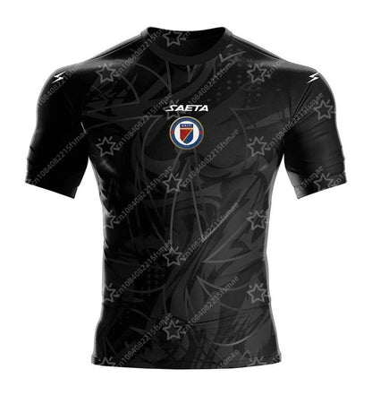 New Haiti Soccer Jersey Short Sleeve Sport T-Shirt Gym Training Workout Athletic Fitness Running Tops Kids Quick Dry Sportswear