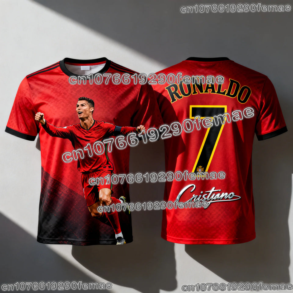 Ronaldo #7 Football Jersey 2026 – Kids & Adults | World Cup Fan Edition