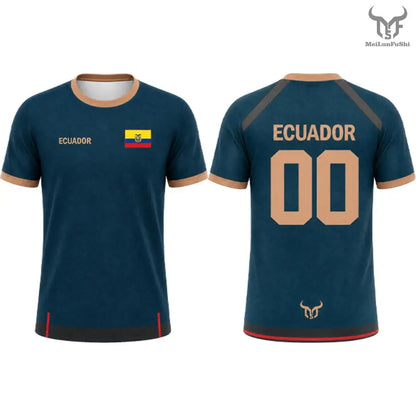 Ecuador Soccer Fan T-Shirt – Flag Print | World Cup 2026 | Men Women Kids (XXS-6XL)
