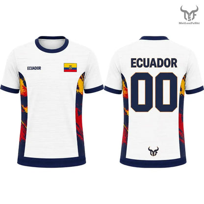 Ecuador Soccer Fan T-Shirt – Flag Print | World Cup 2026 | Men Women Kids (XXS-6XL)