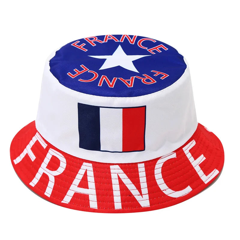 World Cup 2026 Reversible Bucket Hat – National Flag Fan Hat | 60+ Countries | Unisex | Sun Protection