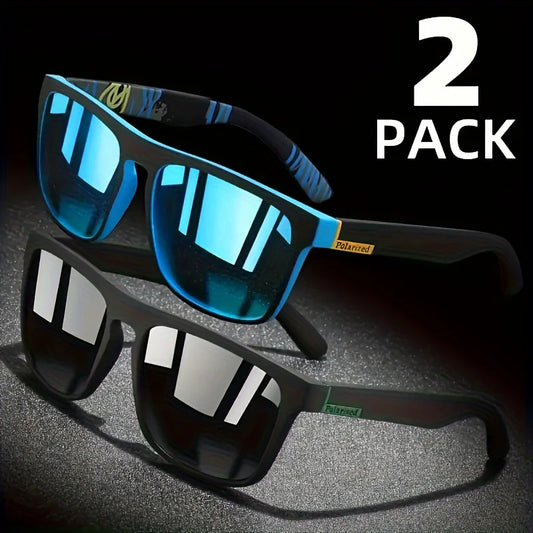 Pack 2 Lunettes de Soleil Polarisées – Anti-Reflets UV400