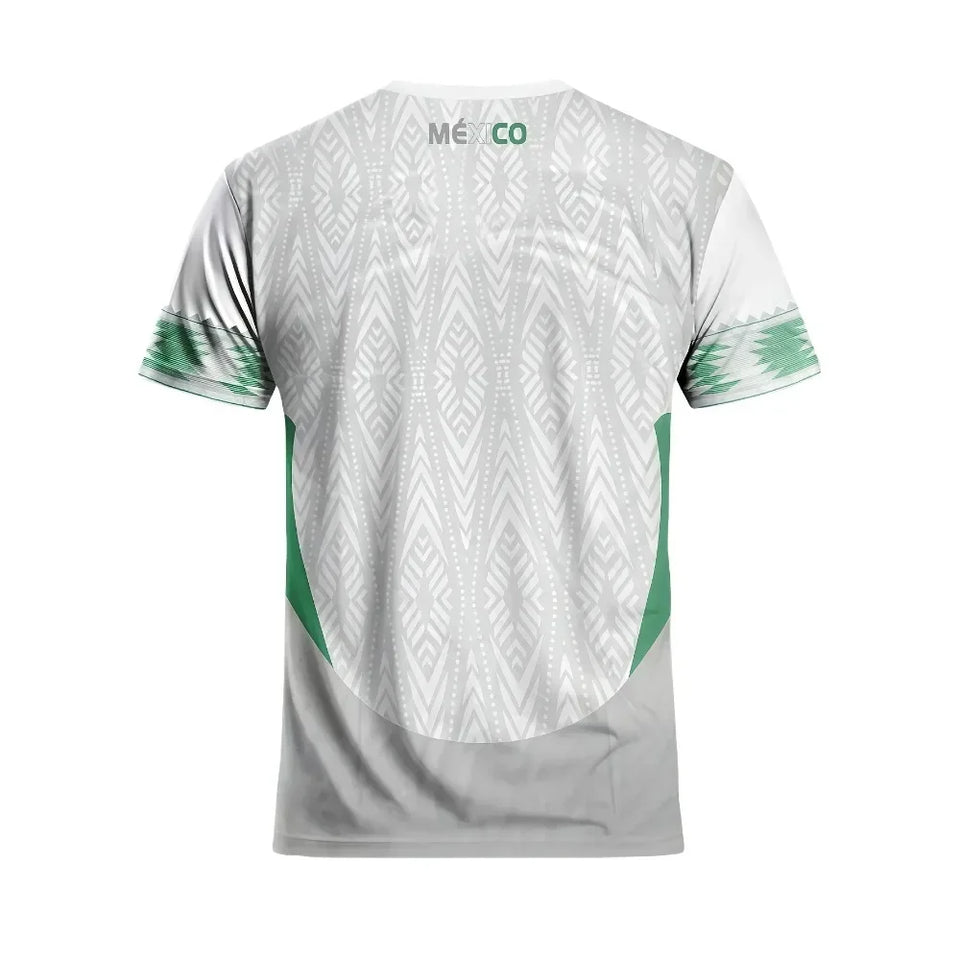 Mexico Football Jersey T-Shirt 2026 – 3D Print | Unisex | Kids & Adults | Quick-Dry