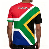 South Africa Football T-Shirt – 3D Flag Print | Loose Fit | Unisex | S to 6XL