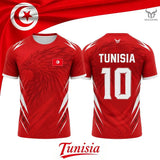 Tunisia Football Fan Jersey 2026 – 3D Flag Print | Breathable Quick-Dry | Unisex | World Cup 2026