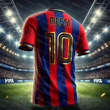Messi #10 Graffiti 2-Piece Set 2026 – Jersey & Shorts | Oversize Unisex | Kids & Adults | World Cup