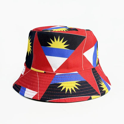 World Cup 2026 Reversible Bucket Hat – National Flag Fan Hat | 60+ Countries | Unisex | Sun Protection