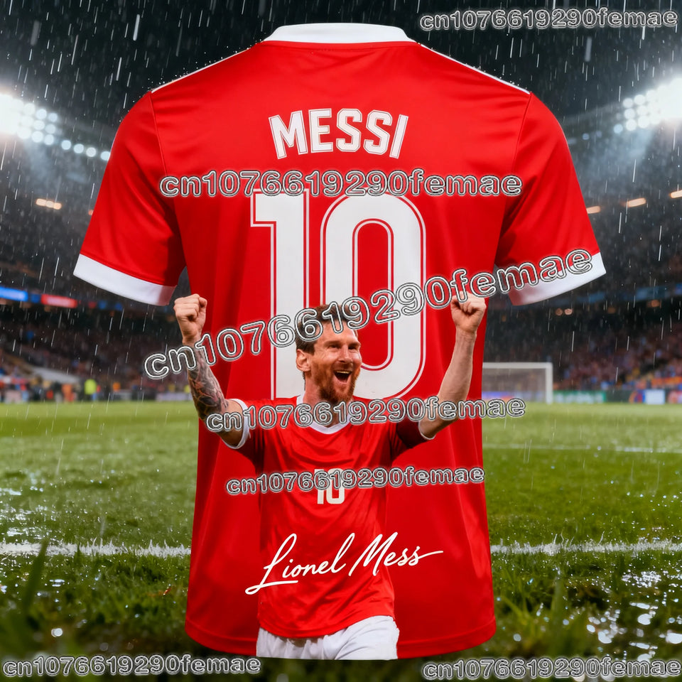 Messi #10 Fan Edition Football Jersey 2026 – Kids & Adults | Quick-Dry | World Cup
