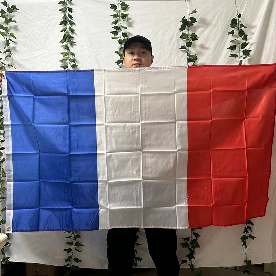 France Flag – French Football Fan Banner | 2 Sizes | Indoor & Outdoor | World Cup 2026