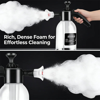 2L Pneumatic Foam Sprayer – Handheld High Pressure Car Wash & Home Disinfectant Bottle