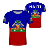 Haiti Flag 3D Print T-Shirt – Men, Women & Kids | Short Sleeve | World Cup 2026 Fan Tee