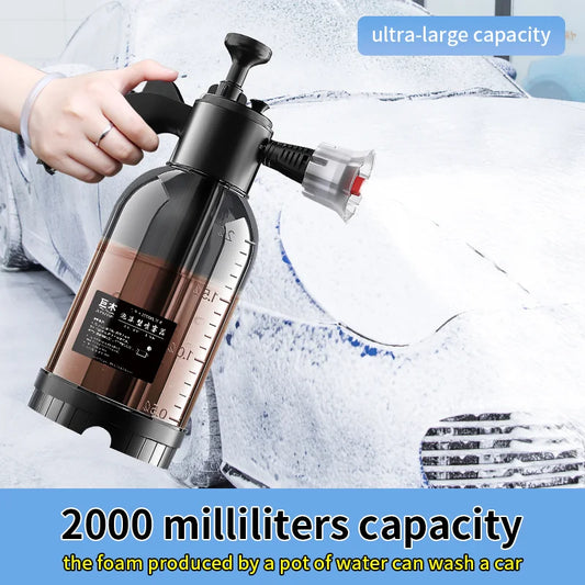 2L Car Foam Spray Lance – High Pressure Hand Pump for Auto, Home & Garden Cleaning