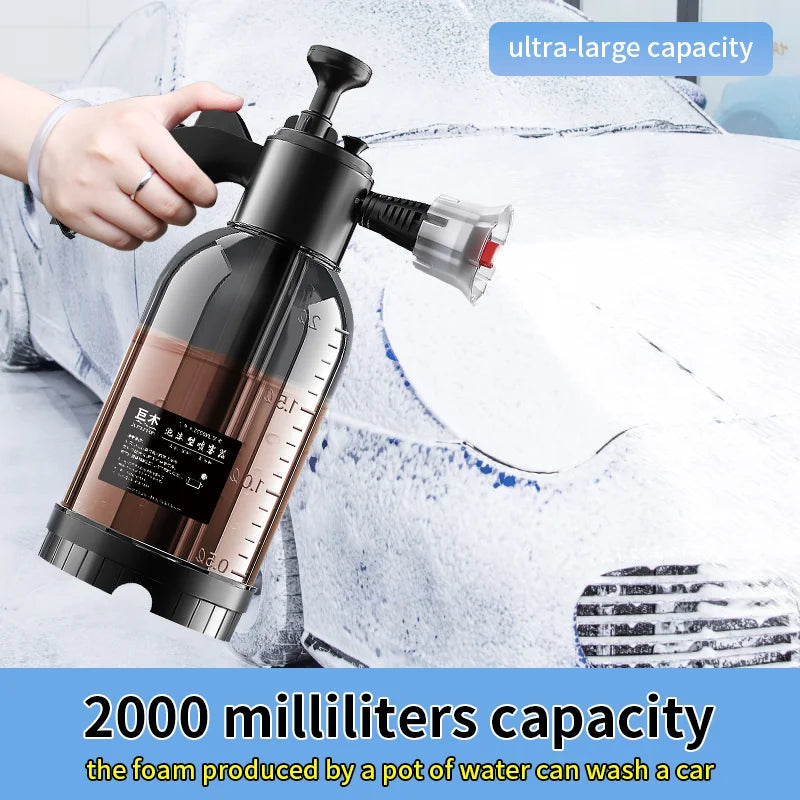 2L Car Foam Spray Lance – High Pressure Hand Pump for Auto, Home & Garden Cleaning