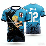 Japan One Piece Luffy Football Jersey 2026 – Quick-Dry Fan Shirt | 6 Designs | Men | World Cup 2026