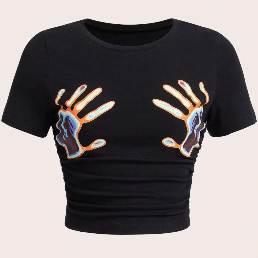 Brasil Letter Print Crop Top 2026 – Sexy Summer Fan T-Shirt | Women | S-XL | 16 Colors