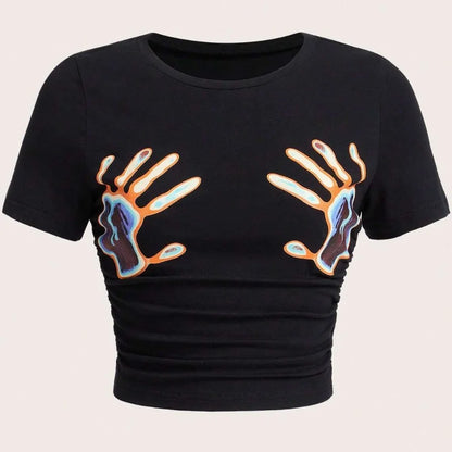 Brasil Letter Print Crop Top 2026 – Sexy Summer Fan T-Shirt | Women | S-XL | 16 Colors