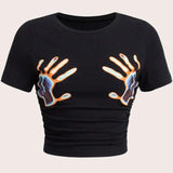 Brasil Letter Print Crop Top 2026 – Sexy Summer Fan T-Shirt | Women | S-XL | 16 Colors