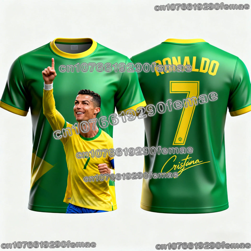 Ronaldo #7 Football Jersey 2026 – Kids & Adults | World Cup Fan Edition