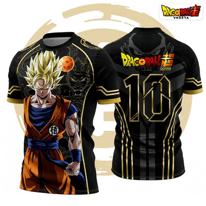 Dragon Ball 2026 Sports T-Shirt – Retro 3D Print | Unisex Family Matching | Kids & Adults (90cm-6XL)