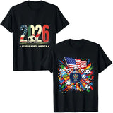 World Cup 2026 Vintage T-Shirt – USA Canada Mexico | Football Fan Gear | 6 Colors | Streetwear