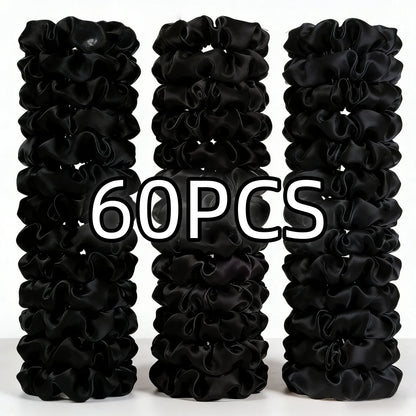 100/60/30/3/6pcs Multi Color Set Fashion Women's Small Intestine Hair ties Release scrunchies headwear scrunchy Accessories