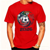 World Cup 2026 Soccer T-Shirt – USA Canada Mexico | Eagle & Jaguar Graphic Tee | XS to XXXL