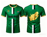 South Africa Football T-Shirt – 3D Flag Print | Loose Fit | Unisex | S to 6XL