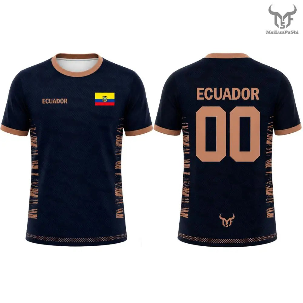 Ecuador Soccer Fan T-Shirt – Flag Print | World Cup 2026 | Men Women Kids (XXS-6XL)