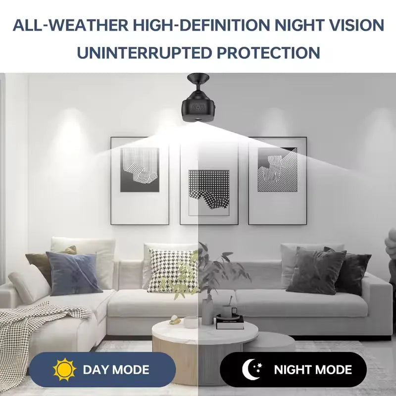 Mini Electronic HD WiFi Security Camera – Full Color Night Vision, Motion Detection & Waterproof (1, 2 or 3 Pack)