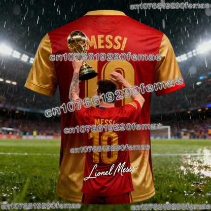 Messi #10 Fan Edition Football Jersey 2026 – Kids & Adults | Quick-Dry | World Cup