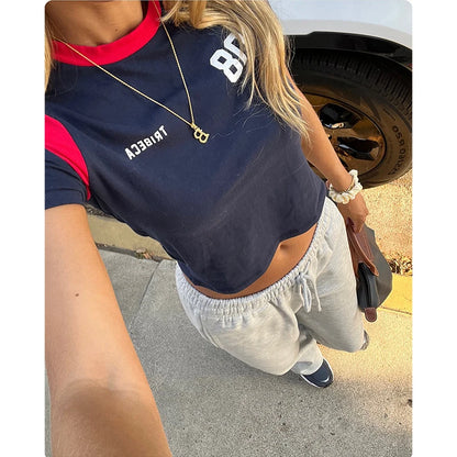 Brasil Letter Print Crop Top 2026 – Sexy Summer Fan T-Shirt | Women | S-XL | 16 Colors