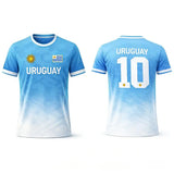 Uruguay Football Jersey T-Shirt 2026 – 3D Flag Print | Unisex | Quick-Dry | XXS to 6XL