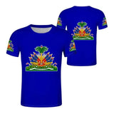 Haiti Flag 3D Print T-Shirt – Men, Women & Kids | Short Sleeve | World Cup 2026 Fan Tee