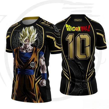 Dragon Ball 2026 Sports T-Shirt – Retro 3D Print | Unisex Family Matching | Kids & Adults (90cm-6XL)