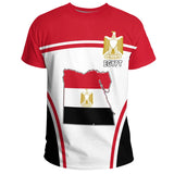 Egypt Flag 3D Print T-Shirt – Egyptian National Emblem | Oversized Unisex | XXS-4XL | World Cup 2026 Fan