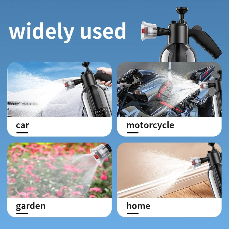 2L Car Foam Spray Lance – High Pressure Hand Pump for Auto, Home & Garden Cleaning