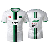 Syria Football Jersey T-Shirt 2026 – Syrian Flag | Oversized | Kids & Adults | World Cup Fan