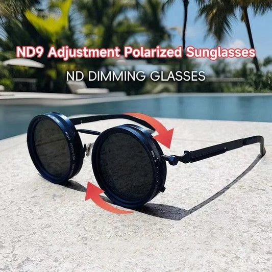Lunettes de Soleil Rondes Polarisées – Style Rétro UV400
