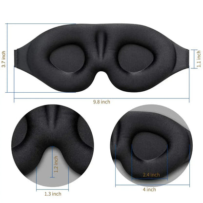 Sleep Mask Contoured Cup Blindfold Concave Night Eye Mask Block Out Light