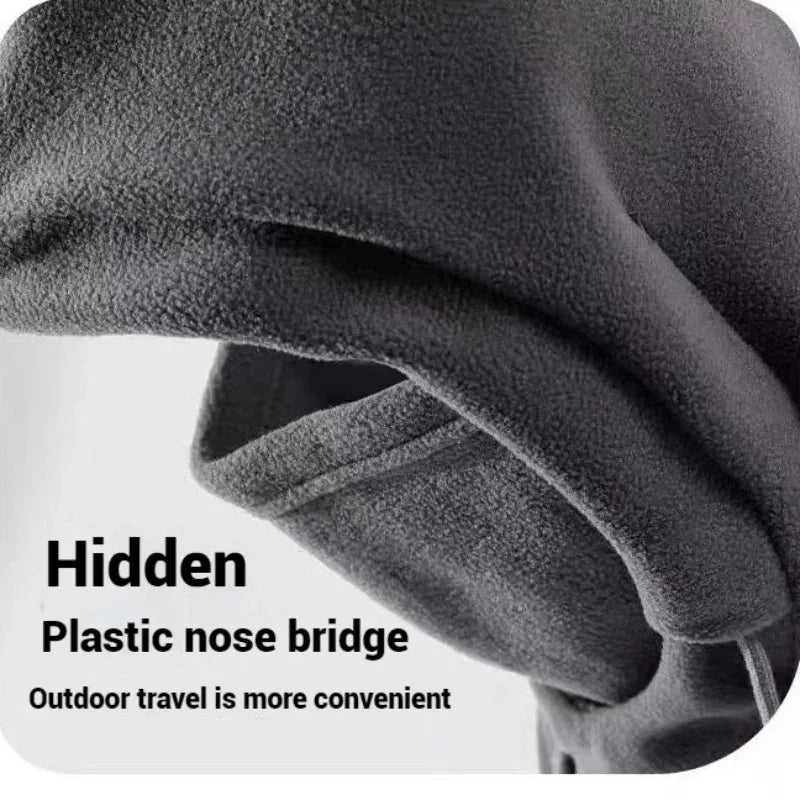 3-in-1 Winter Balaclava Hat – Windproof Fleece Mask & Neck Warmer for Men & Women (5 Colors)