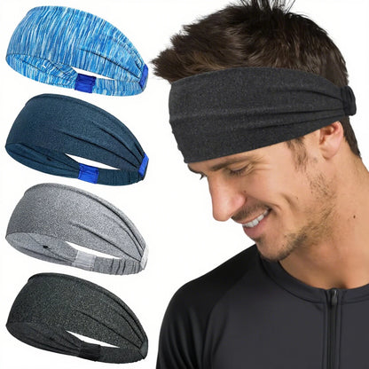 1/3PCS Sports Headbands For Men Woman Gym Yoga Sweat Hair Bands Soft Elastic Hairbands Stretch Outdoor Sport Sweatbands