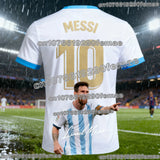 Messi #10 Fan Edition Football Jersey 2026 – Kids & Adults | Quick-Dry | World Cup