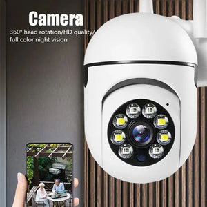 A7 Electronic WiFi Home Security Camera – 1080P 360° with Night Vision, Two-Way Audio & Motion Detection