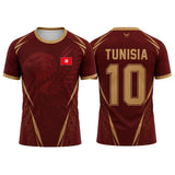 Tunisia Football Fan Jersey 2026 – 3D Flag Print | Breathable Quick-Dry | Unisex | World Cup 2026