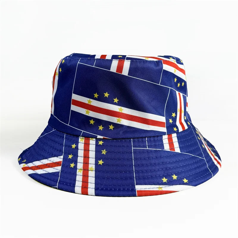 World Cup 2026 Reversible Bucket Hat – National Flag Fan Hat | 60+ Countries | Unisex | Sun Protection