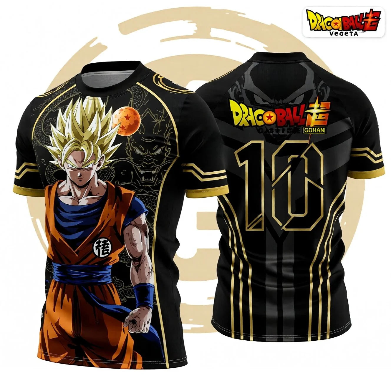 Dragon Ball 2026 Sports T-Shirt – Retro 3D Print | Unisex Family Matching | Kids & Adults (90cm-6XL)