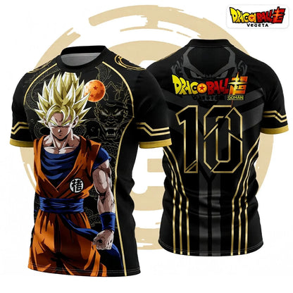 Dragon Ball 2026 Sports T-Shirt – Retro 3D Print | Unisex Family Matching | Kids & Adults (90cm-6XL)